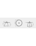 Table basse Ø60 cm M EYELET - HOUE