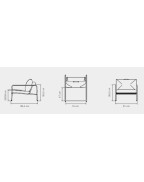 Fauteuil bas AVON Sunbrella 81 x 99 cm - HOUE