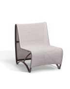 fauteuil bas de jardin modulable Jet Stream aluminium et toile Batyline LES JARDINS