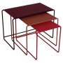 Lot de 3 tables basses de jardin OULALA - FERMOB