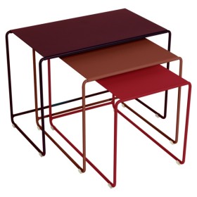 Lot de 3 tables basses de jardin OULALA - FERMOB