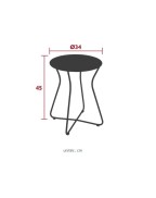 Tabouret de jardin H45 cm COCOTTE - FERMOB