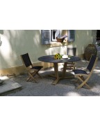 Table ronde de jardin ø140 cm TEKURA / 6 places - LES JARDINS