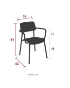 Fauteuil de jardin STUDIE - FERMOB