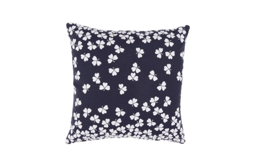 coussin d’extérieur Trèfle FERMOB 44x44 cm en tissu Jacquard déhoussable résistant aux UV