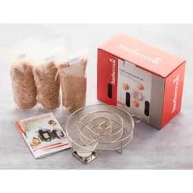 Pack : Fumeur à froid + 3 sachets de poudre de fumage 120G - BARBECOOK