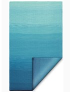 Tapis réversible BIG SUR TEAL / 3 tailles - FABHAB