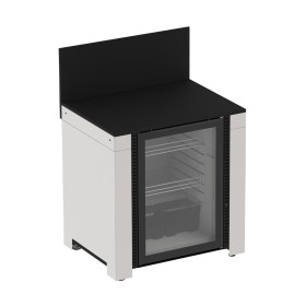 Module frigo de cuisine d'extérieur 115L noir et inox - ENO