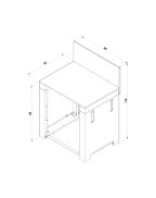 Cuisine extérieure MODULO ENO avec frigo 115L noir inox pour conserver aliments et boissons au frais