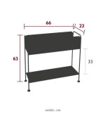Cache-pot de jardin H63 cm PICOLINO - FERMOB