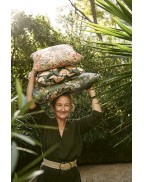 Coussin d'extérieur PIXELS 44x44 cm rose poudre - FERMOB