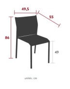 Chaise de jardin CADIZ - FERMOB