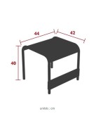 Table basse de jardin 44x42 cm LUXEMBOURG - FERMOB