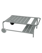 Table basse de jardin à roues LUXEMBOURG 105x65 cm - FERMOB