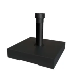Pied de parasol 40 kg noir/tube noir 21- 52mm - HELCOSOL