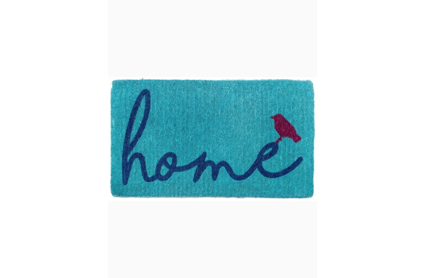 Paillasson HOME AND BIRD BLEU 46x76 cm - FABHAB