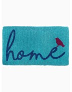 Paillasson HOME AND BIRD BLEU 46x76 cm - FABHAB