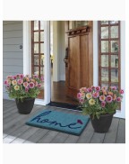 Paillasson HOME AND BIRD BLEU 46x76 cm - FABHAB