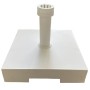 Pied de parasol 40 kg blanc/tube blanc 21- 52mm - HELCOSOL