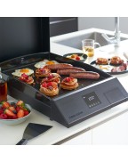Plancha électrique Premium Cooking acier noir - FORGE ADOUR