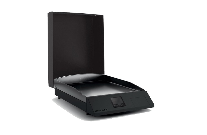 Plancha électrique Premium Cooking acier noir - FORGE ADOUR