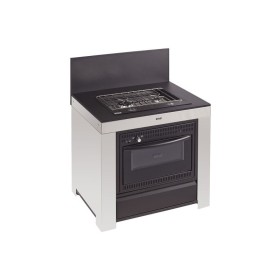 Cuisine d'extérieur MODULO PLAQUE DE CUISSON FOUR / NOIR INOX - ENO