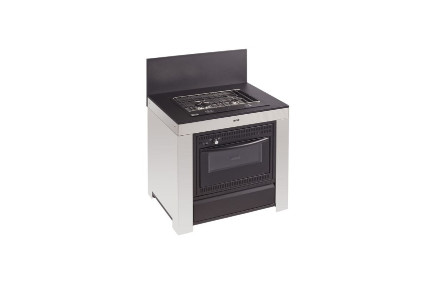Cuisine d'extérieur MODULO PLAQUE DE CUISSON FOUR / NOIR INOX - ENO