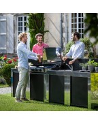 Cuisine d'extérieur MODULO PLANCHA à monter / NOIR INOX - ENO