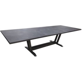 Table de jardin extensible AMAKA 204-306 x 105 cm / 12 places - LES JARDINS