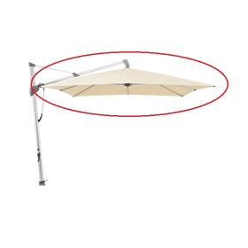 Toile de parasol écru pour SOMBRANO 350 x 350 cm - Glatz