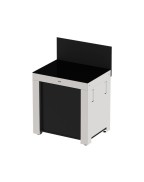 Cuisine d'extérieur MODULO PLAN DE TRAVAIL 80cm / NOIR INOX - ENO
