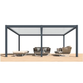 Pergola bioclimatique autoportée ZÉPHIR manuelle 6 x 4 m - PROLOISIRS