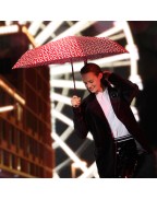 Parapluie de poche Classic Rouge Signature - REISENTHEL