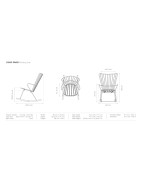 Fauteuil rocking-chair PAON - HOUE
