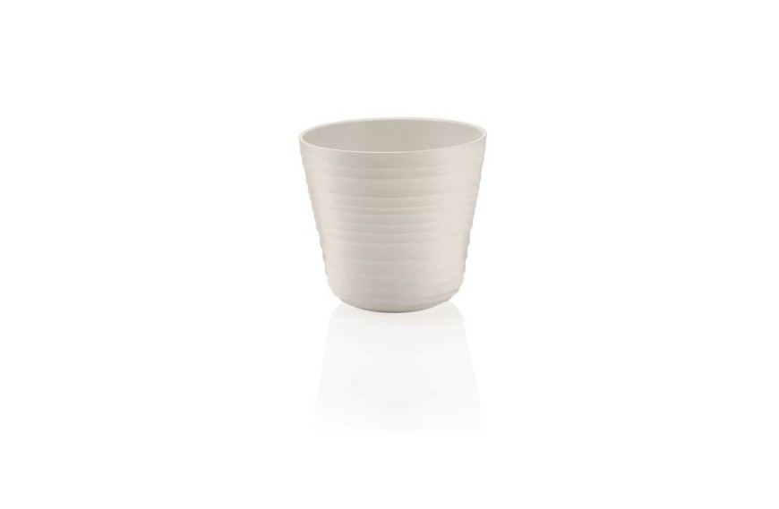 Cache-pot en plastiques recyclés Ø12,8 x 12 cm - GUZZINI