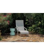 Fauteuil bas de jardin inclinable ALIZÉ - FERMOB
