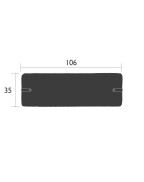 Coussin pour banc 106x35 cm COLOR MIX- FERMOB