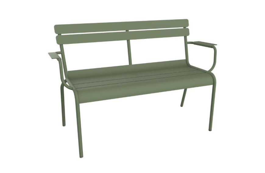 Banc de jardin 131 x 55.5 cm LUXEMBOURG / 2 places - FERMOB