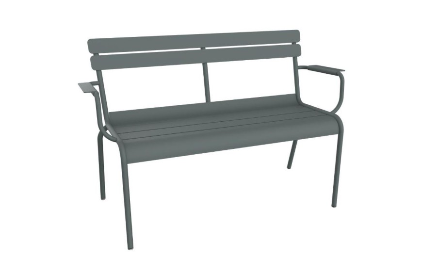 Banc de jardin 131 x 55.5 cm LUXEMBOURG / 2 places - FERMOB
