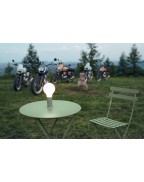 Table pliante de jardin Ø60 cm BISTRO / 2 places - FERMOB