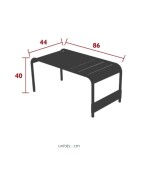 Table basse de jardin 86x44 cm LUXEMBOURG - FERMOB