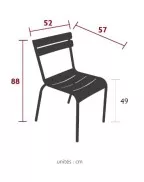 Chaise de jardin LUXEMBOURG - FERMOB
