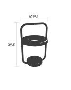 Lampe de jardin ULLI H30 cm - FERMOB