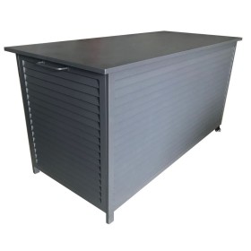 Grand coffre de rangement STORIA aluminium - PROLOISIRS