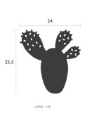 dessous de plat Cactus Fermob 24x25,5 cm design nature acier outdoor