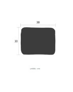 Coussin de chaise Bistro 38x30 cm COLOR MIX - FERMOB