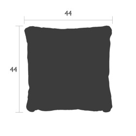 coussin d’extérieur Fermob Évasion 44x44 cm déhoussable déperlant Jacquard Dralon