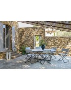 Lanterne solaire extérieure TECKALU Les Jardins en teck Duratek et aluminium blanc, 500 lumens