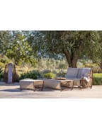 Accoudoirs pour module Jet Stream LES JARDINS en aluminium pour salon de jardin modulable