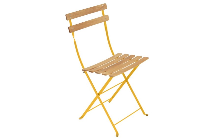 Chaise pliante de jardin BISTRO NATUREL - FERMOB